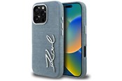 Mobil - Deksel og etui - Karl Lagerfeld FW Jeans Signature Logo iPhone 16 Pro Case - Blue - 3666339458645
