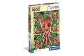 Puslespill - Clementoni Puzzle Marvel I Am Groot 104 pieces Gulv - 25051