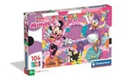 Puslespill - Clementoni Puzzle Disney Minnie 104 pieces Gulv - 25054