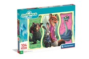Puslespill - Clementoni Puzzle Super Zootopia 2 2025 104 pieces 2D Puslespill - 25082