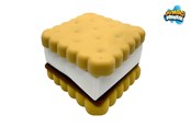 Små gaver til barn - Trend Toys Jumbo Squeeze sandwichkjeks 10cm CDU - 201108