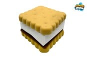 Små gaver til barn - Trend Toys Jumbo Squeeze Sandwichkjeks 10 cm CDU - 201108
