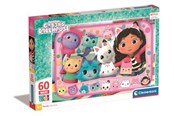 Puslespill - Clementoni Puzzle Maxi Gabby's Dollhouse 60 pieces Gulv - 26598
