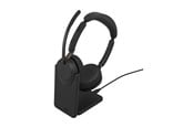 Hodetelefoner - Jabra Evolve3 65 MS - USB-A with Dongle - Stereo (Incl. Charging Stand) - 36599-999-989