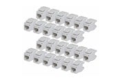 Tilbehør - StarTech.com Startech keystone jack - 180° 110 punch down - TAA Compliant - C6KEY110180WH24PK