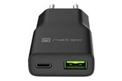 Mobil - Adaptere og ladere - Natec Ribera power adapter - GaN slim - USB USB-C - 20 watt - NUC-2377
