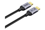 Skjermkabel - Unitek - DisplayPort cable - DisplayPort to DisplayPort - 1 m - C1626GY01-1M