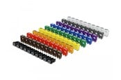 Tilbehør - DeLOCK Cable Marker Clips 0-9 Assorted Colours (100-Pack) - 18304