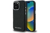 Mobil - Deksel og etui - Karl Lagerfeld FW Stamped Karl MagSafe Case for iPhone 16 Pro Max - Black - 3666339455415