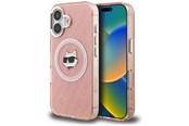 Mobil - Deksel og etui - Karl Lagerfeld IML Choupette Head Logo MagSafe iPhone 16 Case - Pink - 3666339459703