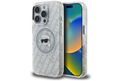 Mobil - Deksel og etui - Karl Lagerfeld IML Karl Head Logo MagSafe Case for iPhone 16 Pro - Gray - 3666339460266