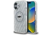 Mobil - Deksel og etui - Karl Lagerfeld IML Karl Head Logo MagSafe Case for iPhone 16 - Gray - 3666339460242