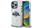 Mobil - Deksel og etui - Karl Lagerfeld IML Karl Sketch Logo MagSafe Case for iPhone 16 Pro Max - Clear - 3666339461171
