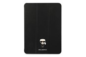 Mobil - Deksel og etui - Karl Lagerfeld Saffiano Ikonic Karl Case for iPad 11" Pro 2021 - Black - 3666339030377