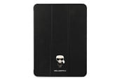 Mobil - Deksel og etui - Karl Lagerfeld Saffiano Ikonic Karl Case for iPad 12.9" Pro 2021 - Black - 3666339030384