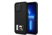 Mobil - Deksel og etui - Karl Lagerfeld Ikonik Patch Case for iPhone 13 Pro / iPhone 13 - Black - 3666339049669