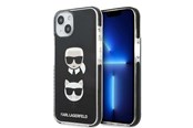 Mobil - Deksel og etui - Karl Lagerfeld Karl&Choupette Head Case for iPhone 13 - Black - 3666339048655