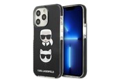 Mobil - Deksel og etui - Karl Lagerfeld Karl&Choupette Head Case for iPhone 13 Pro Max - Black - 3666339048679
