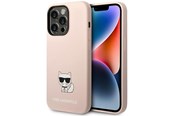 Mobil - Deksel og etui - Karl Lagerfeld KLHCP14LSLCTPI iPhone 14 Pro 6.1 "hardcase light pink / light pink Silicone Choupette Body - 3666339076658