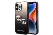 Mobil - Deksel og etui - Karl Lagerfeld KLHCP14LTGKCK iPhone 14 Pro 6.1 "hardcase black / black Gradient Ikonik Karl & Choupette - 3666339086428