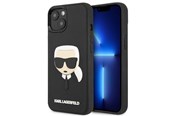 Mobil - Deksel og etui - Karl Lagerfeld KLHCP14MKH3DBK iPhone 14 Plus 6.7 "black / black hardcase 3D Rubber Karl's Head - 3666339086459