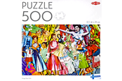 Puslespill - Tactic 500 pcs puzzle: Vintage Paper Dolls - 61060