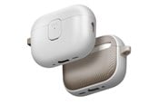 Mobil - Deksel og etui - UNIQ Clyde Case for AirPods Pro 3 gen - gray-beige - 8886463696996