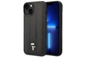 Mobil - Deksel og etui - Karl Lagerfeld Puffy Ikonik Pin Case for iPhone 14 Plus - Black - 3666339077723