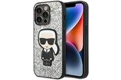 Mobil - Deksel og etui - Karl Lagerfeld KLHCP14XGFKPG iPhone 14 Pro Max 6.7 "hardcase silver / silver Glitter Flakes Ikonik - 3666339077426