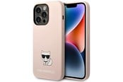 Mobil - Deksel og etui - Karl Lagerfeld KLHCP14XSLCTPI iPhone 14 Pro Max 6.7 "hardcase light pink / light pink Silicone Choupette Body - 3666339076665