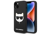 Mobil - Deksel og etui - Karl Lagerfeld KLHMP14MSLCHBK iPhone 14 Plus 6.7 "hardcase black / black Silicone Choupette Head Magsafe - 3666339077921