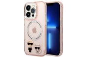 Mobil - Deksel og etui - Karl Lagerfeld KLHMP14XHKCP iPhone 14 Pro Max 6.7 "hardcase pink / pink Karl & Choupette Aluminum Magsafe - 3666339087357
