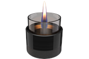 Dekorasjon - Tenderflame Rosie 8 Black Smoke - TF-600169