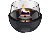 Dekorasjon - Tenderflame Tulip 14 Reactive Glaze Black - TF-600285