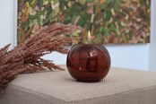 Dekorasjon - Tenderflame Globus Candle 10 Amber - TF-600936