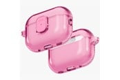 Mobil - Deksel og etui - UNIQ Glase Pro Case for AirPods Pro 3 Lock Case - Clear Pink - 8886463696835