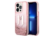 Mobil - Deksel og etui - Karl Lagerfeld KLHCP14XLBKLCP iPhone 14 Pro Max 6.7 "pink / pink hardcase Liquid Glitter Big KL - 3666339085674