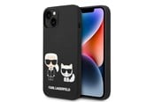 Mobil - Deksel og etui - Karl Lagerfeld KLHMP14MSSKCK iPhone 14 Plus 6.7 "hardcase black / black Liquid Silicone Karl & Choupette Magsafe - 3666339087531