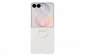 Mobil - Deksel og etui - Samsung Galaxy Z Flip8 Silicone Ring Magnet Case - Cream - EF-EF776CWEGWW