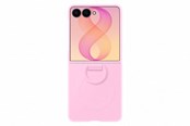 Mobil - Deksel og etui - Samsung Galaxy Z Flip8 Silicone Ring Magnet Case - Pink - EF-EF776CVEGWW