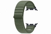 Smartklokke - Tilbehør - Samsung Galaxy Watch9 Fabric Watch Band (S/M) - Olive - ET-SVL32SGEGEU