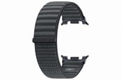 Smartklokke - Tilbehør - Samsung Galaxy Watch9 Fabric Watch Band (M/L) - Black - ET-SVL33LKEGEU
