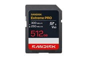 Minnekort - SANDISK Extreme PRO - flash memory card - 512 GB - SDXC UHS-II - SDSDXEM-512G-GN4IN
