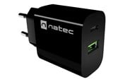Mobil - Adaptere og ladere - Natec Ribera power adapter - USB-C USB - 20 watt - NUC-2397