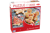 Puslespill - Tactic 200 pcs puzzle: Gingerbread Cuties - 60864