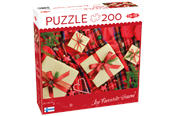 Puslespill - Tactic 200 pcs puzzle: Christmas presents - 60862