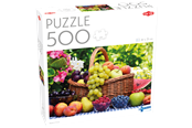 Puslespill - Tactic 500 pcs puzzle: Basket of Fruits - 59224