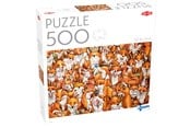 Puslespill - Tactic 500 pcs puzzle: Foxes - 59214