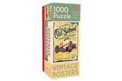 Puslespill - Tactic 1000 pcs: Vintage: Old School Gear Racers - 58665