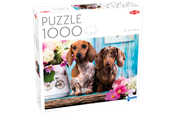 Puslespill - Tactic Dashing Dacshunds 1000 pcs - 58314